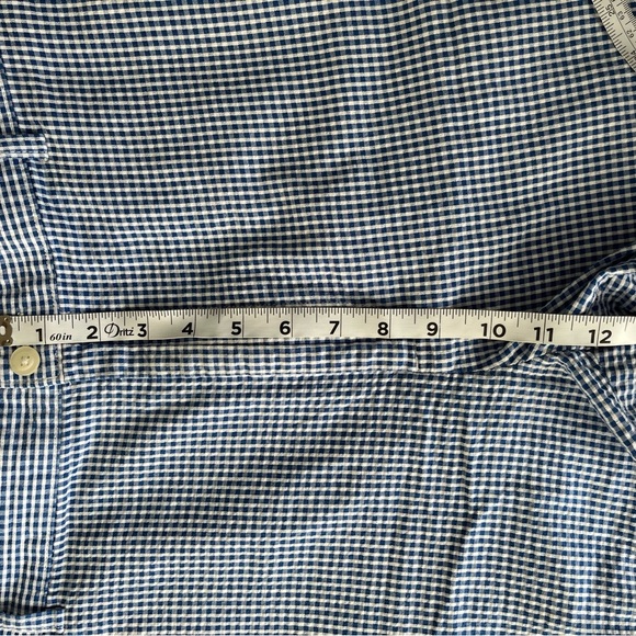 Jos. A. Bank Blue and White Flat Front Shorts - Picture 5 of 9